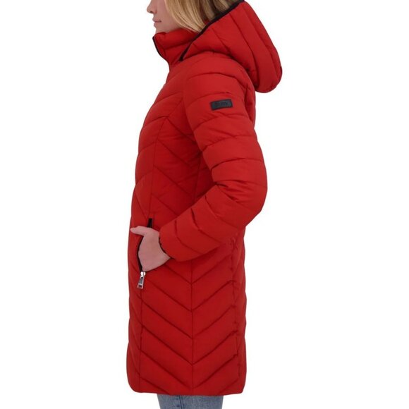 DKNY Women's Stretch Walker Coat NWT - Picture 4 of 4